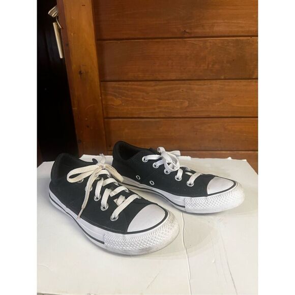 Converse Chuck Taylor All Star Madison Canvas Sz 6 Black - Picture 1 of 8